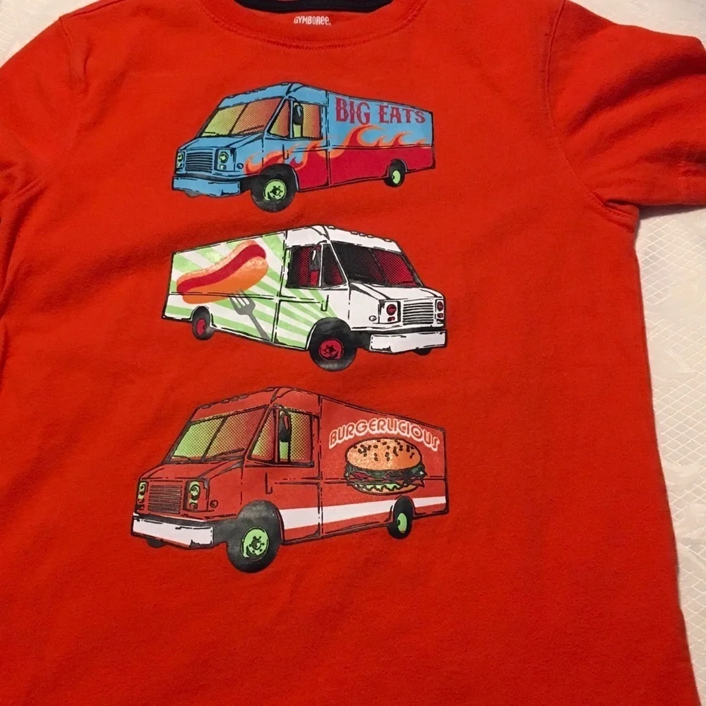 Gymboree Orange & green gorgeous boys set size 7..
